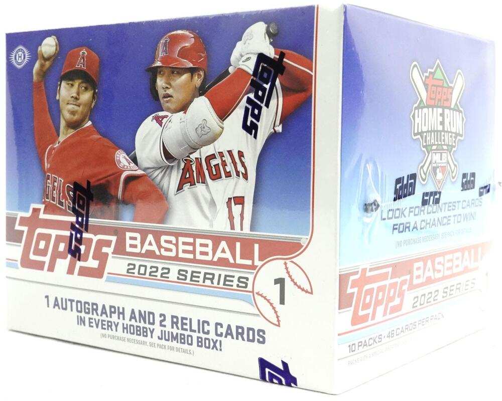 2022 Topps Series 1 Baseball Hobby Jumbo Box Image 2