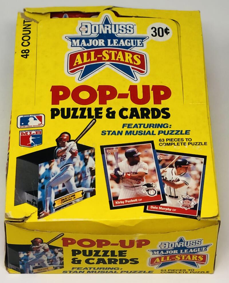 1988 Donruss All-Star Pop-Up Baseball Box Image 1