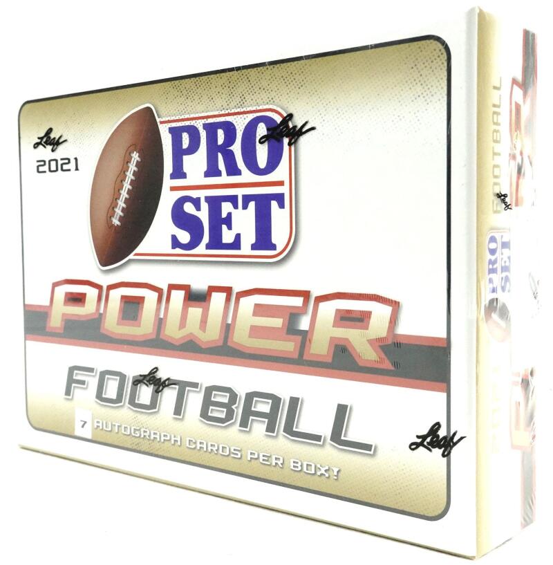 2021 Leaf Pro Set Power Football Hobby Box Image 2