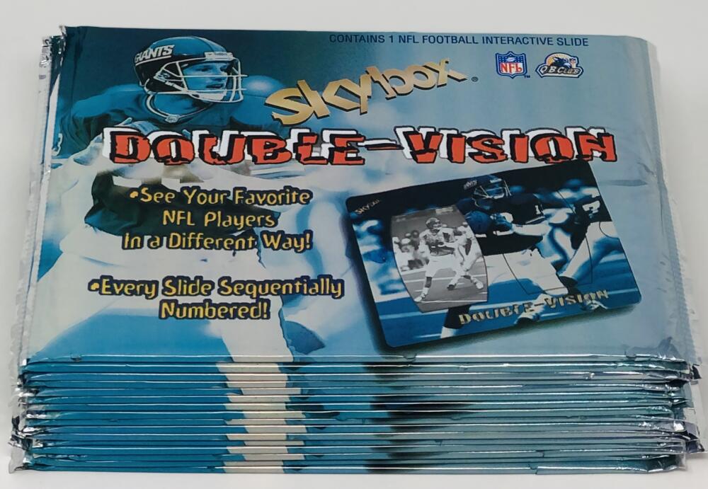 (16) 1998 Skybox Double-Vision Multi-View Interactive Football Slides Lot   Peyton Manning Image 1