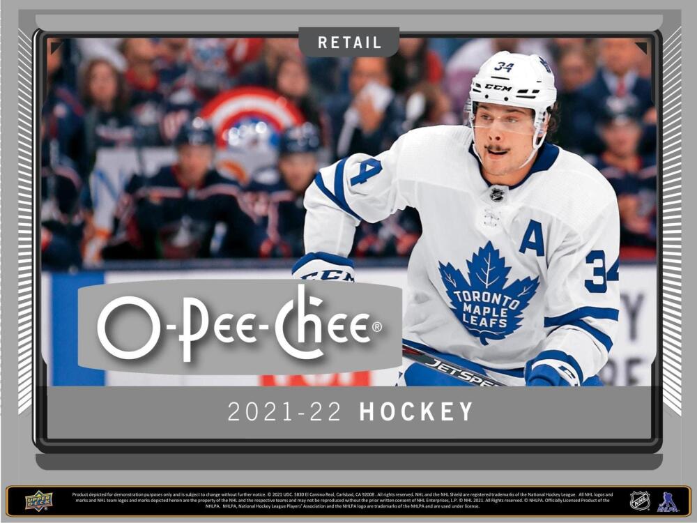 2021-22 Upper Deck O-Pee-Chee Hockey 8-Pack Blaster Box Image 3