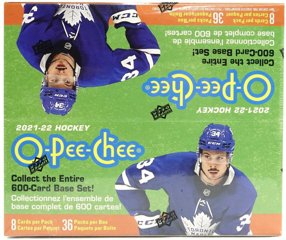2021-22 Upper Deck O-Pee-Chee Hockey Retail 36-Pack Box Image 1
