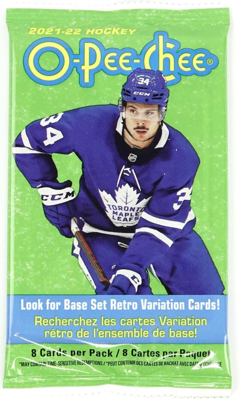 2021-22 Upper Deck O-Pee-Chee Hockey Retail 36-Pack Box Image 3