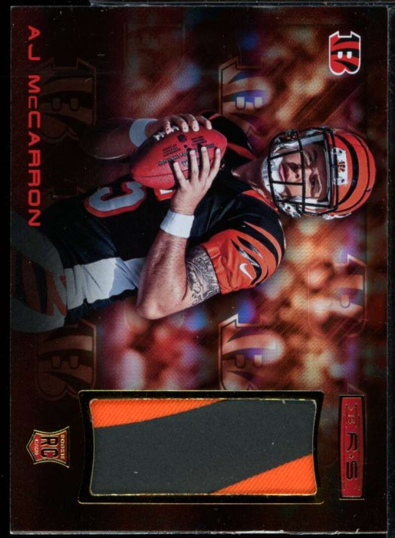 AJ McCarron Card 2014 Rookies and Stars Prime Rookie Jersey Materials #1  Image 1