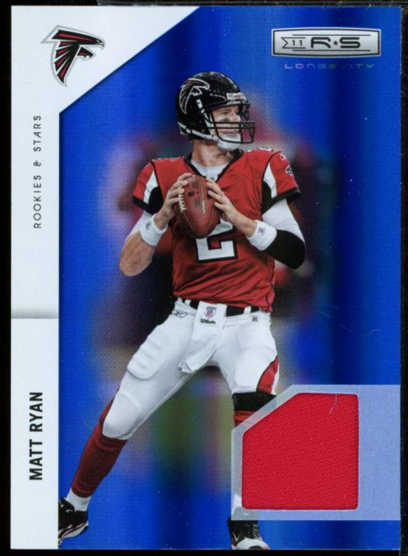 Matt Ryan Card 2011 Rookies and Stars Longevity Materials Sapphire Jersey #6  Image 1