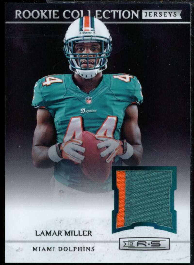 Lamar Miller Card 2012 Rookies n Stars Rookie Collection Jerseys Prime #4  Image 1