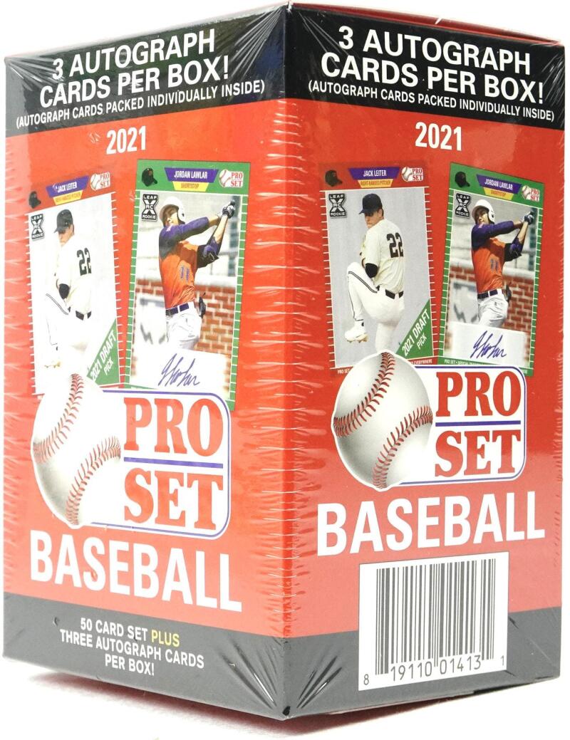 2021 Leaf Pro Set Baseball Hobby Blaster Box Image 2