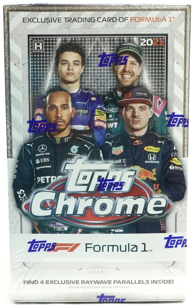 2021 Topps Formula 1 Chrome Racing Hobby Lite Box Image 1