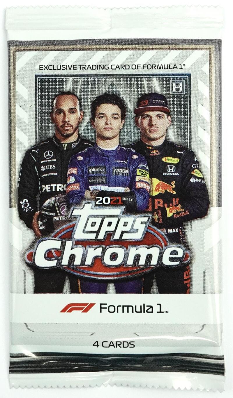 2021 Topps Formula 1 Chrome Racing Hobby Lite Box Image 3