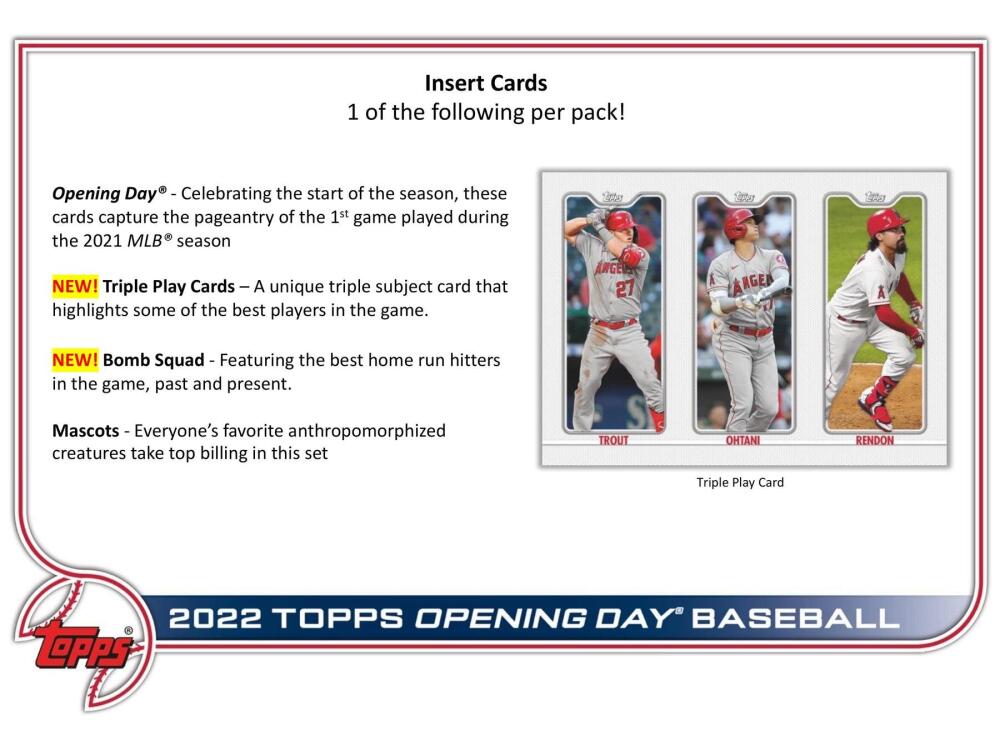 2022 Topps Opening Day Baseball Hobby Box Image 6