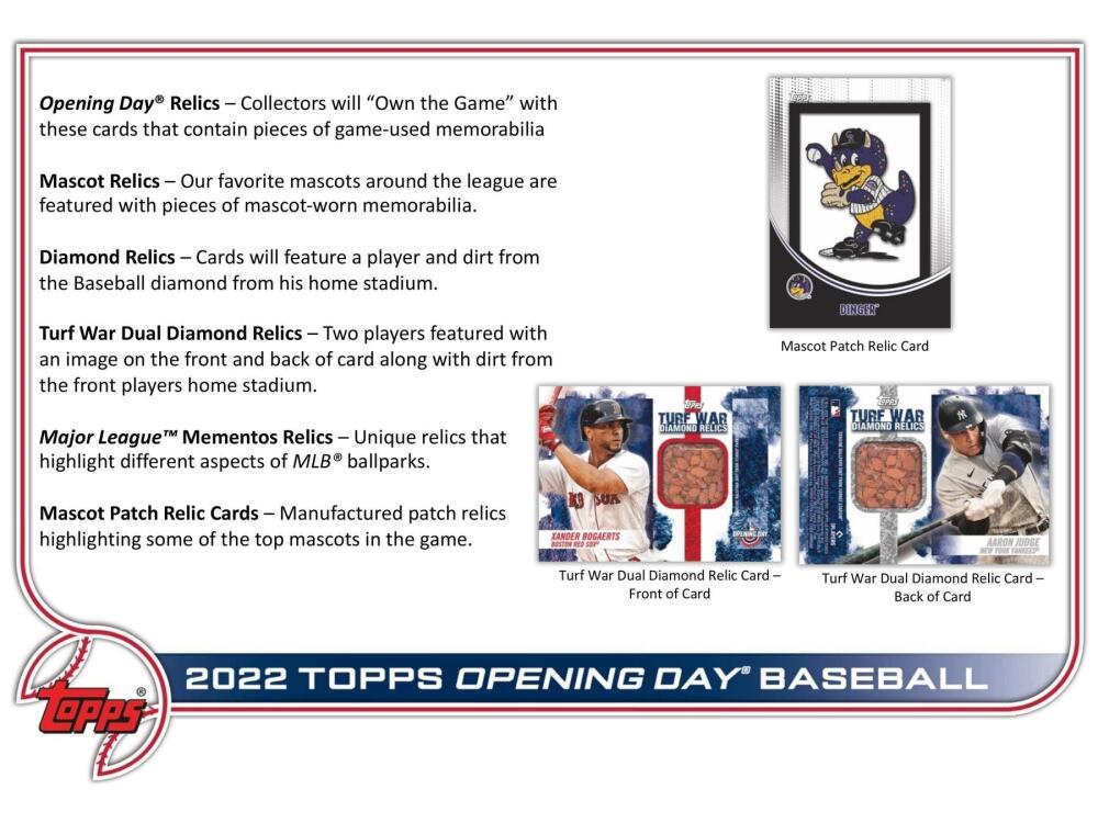 2022 Topps Opening Day Baseball Hobby Box Image 8