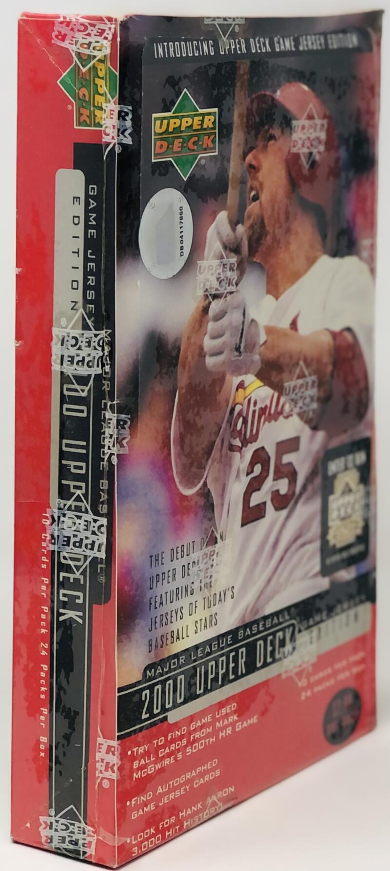 2000 Upper Deck Game Jersey Edition Baseball Box Image 3