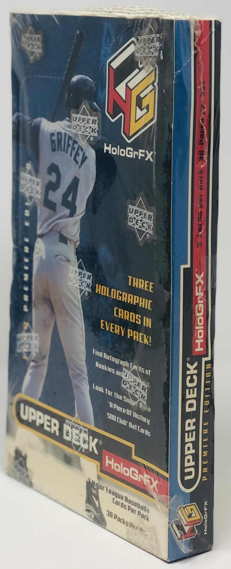 1999 Upper Deck HoloGrFx Baseball 36 Pack Box Image 1