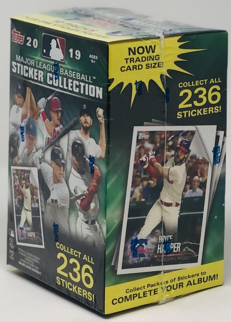 2019 Topps Sticker Collection Baseball Blaster Box Image 1