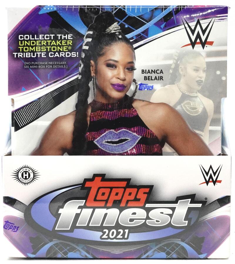 2021 Topps WWE Finest Wrestling Hobby Box Image 1