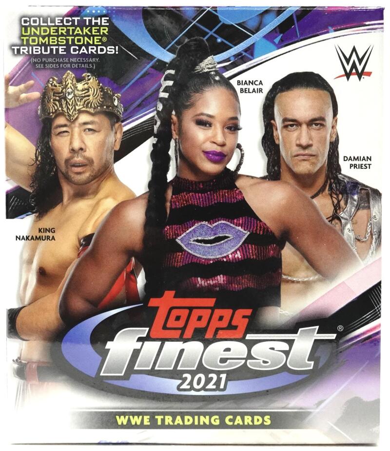 2021 Topps WWE Finest Wrestling Hobby Box Image 3