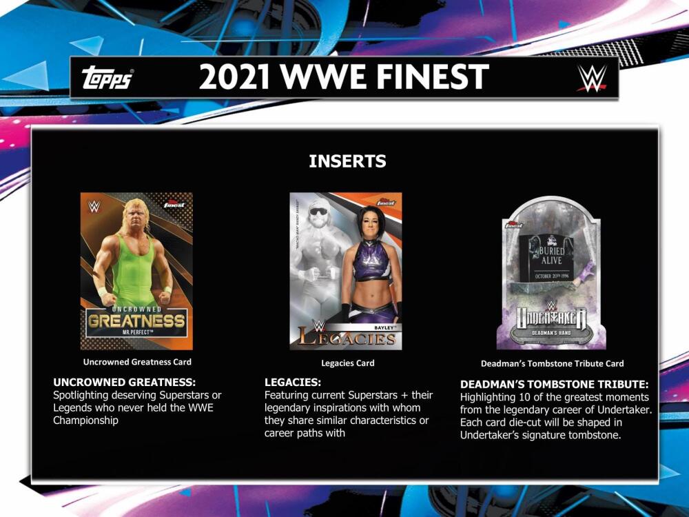 2021 Topps WWE Finest Wrestling Hobby Box Image 7
