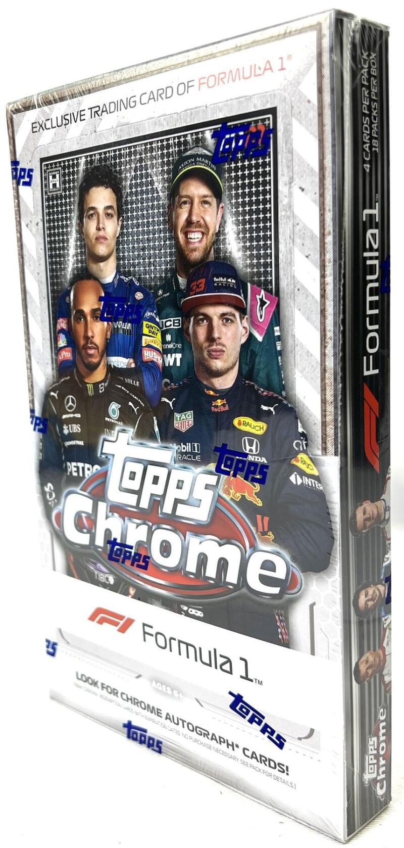 2021 Topps Formula 1 Chrome Racing Hobby Box Image 2