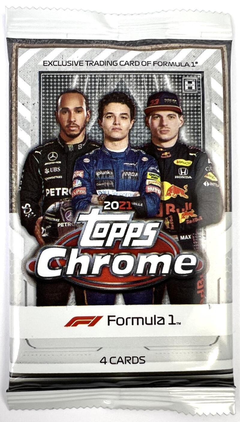 2021 Topps Formula 1 Chrome Racing Hobby Box Image 3