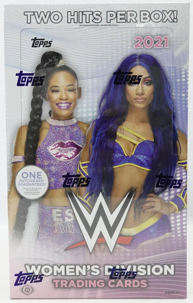 2021 Topps WWE Women's Division Wrestling Hobby Box Image 1
