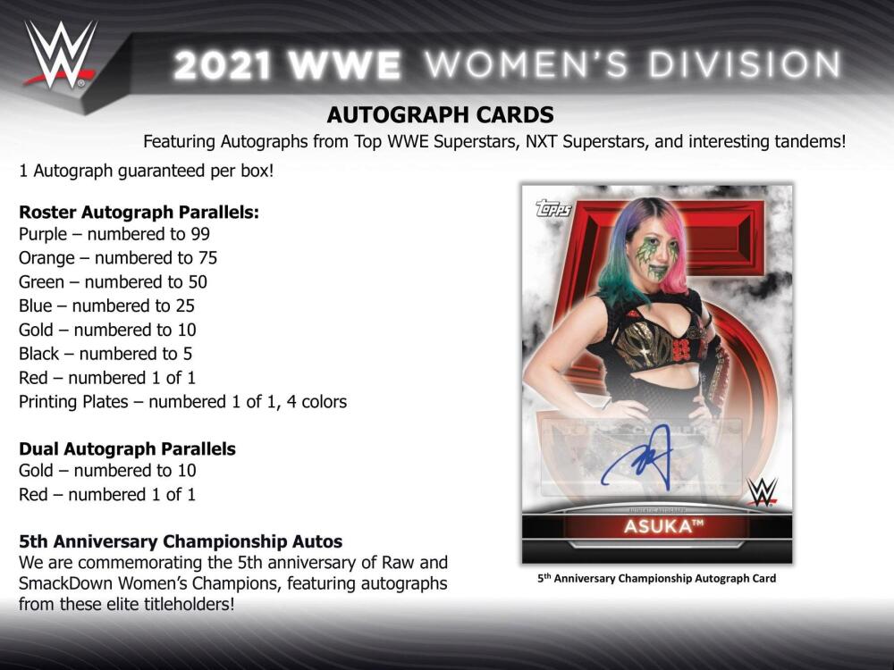 2021 Topps WWE Women's Division Wrestling Hobby Box Image 7