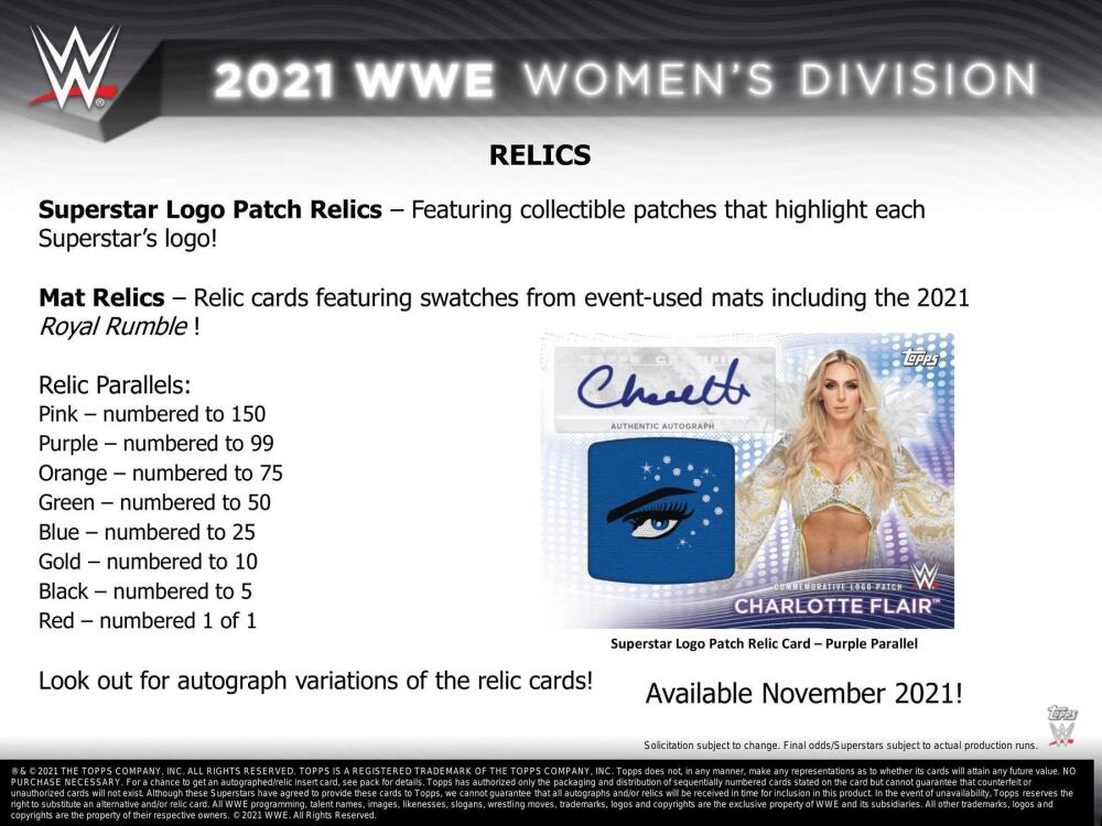 2021 Topps WWE Women's Division Wrestling Hobby Box Image 9