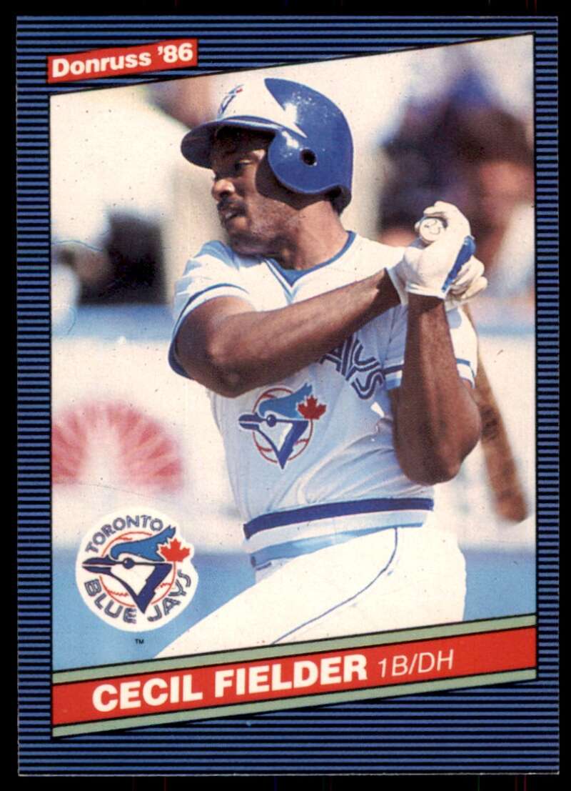 Cecil Fielder Rookie Card 1986 Donruss #512 Image 1