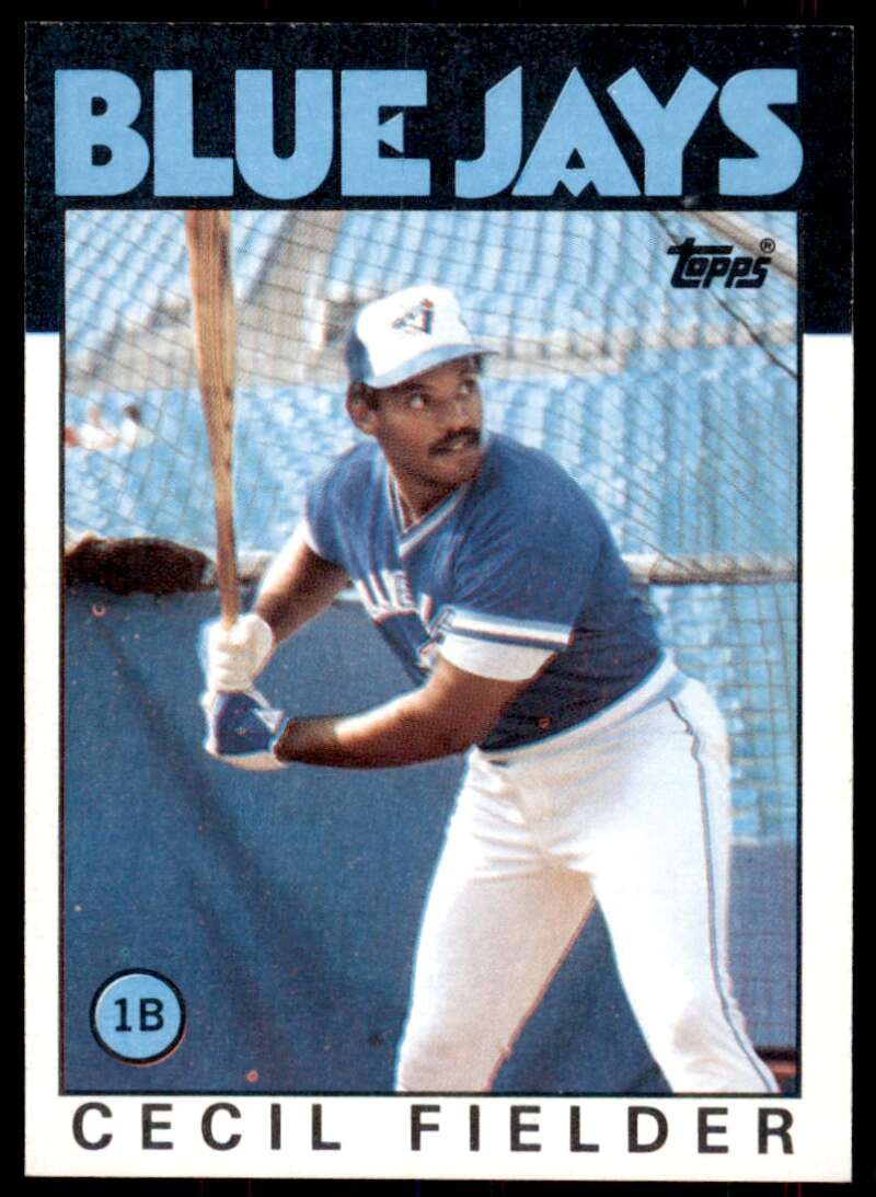 Cecil Fielder Rookie Card 1986 Topps #386 Image 1