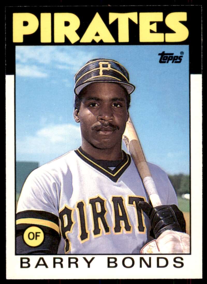 Barry Bonds Rookie Card 1986 Topps Traded #11T Image 1