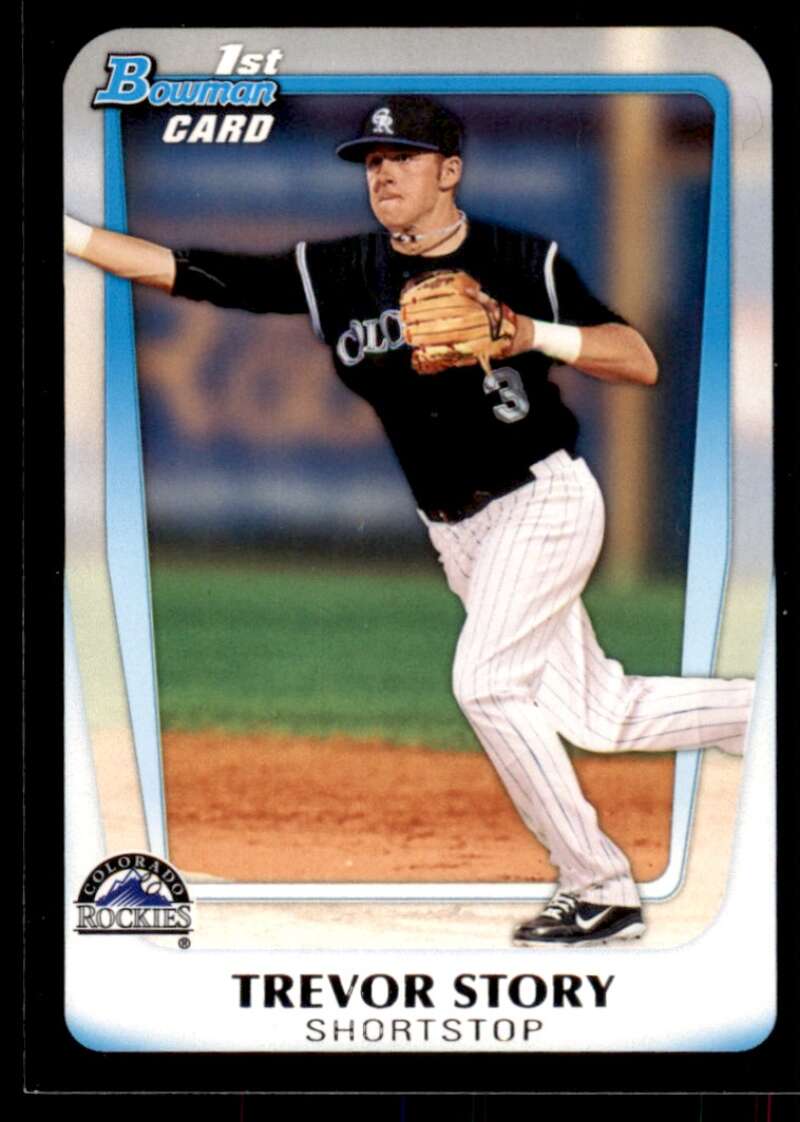Trevor Story Rookie Card 2011 Bowman Prospects #BDPP84 Image 1