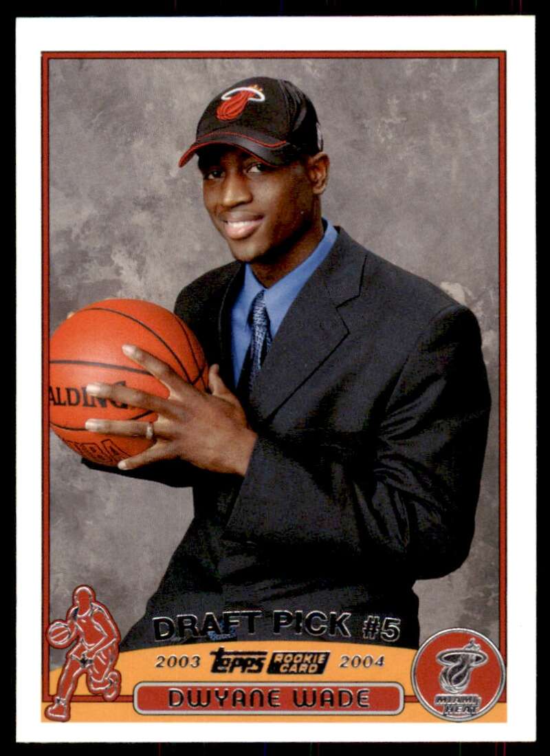 Dwyane Wade Rookie Card 2003-04 Topps #225 Image 1