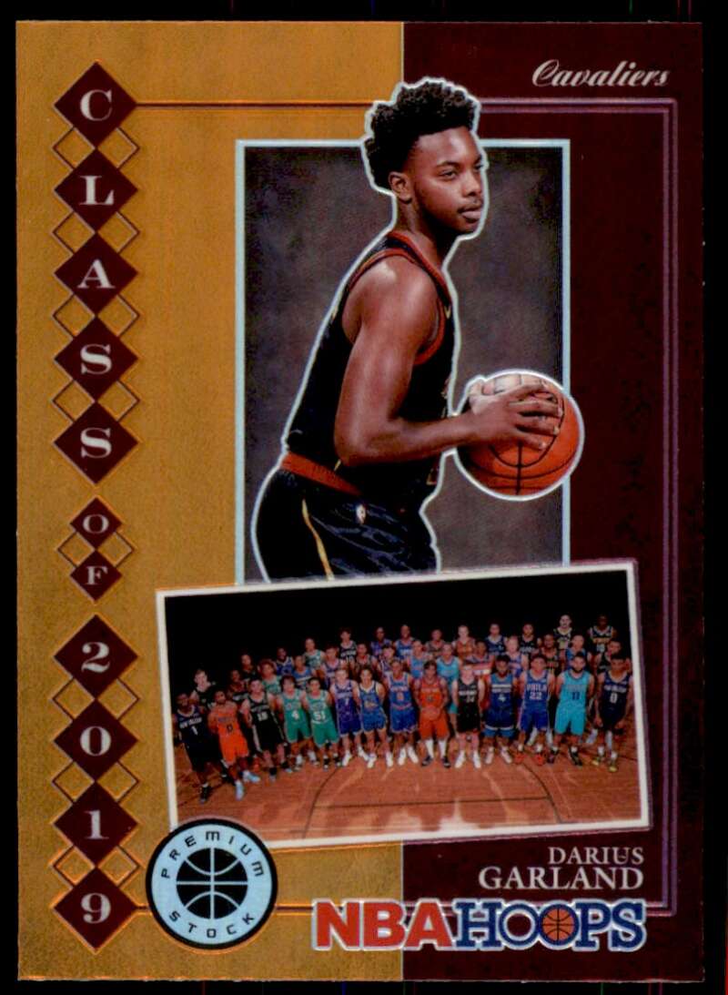 Darius Garland Rookie Card 2019-20 Hoops Premium Stock Class of 2019 Holo #2 Image 1