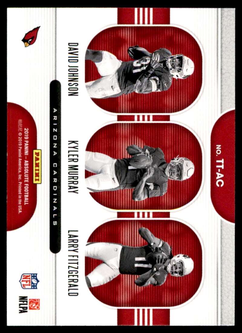 Kyler Murray Rookie Card 2019 Panini Absolute Team Trio #TT-AC Image 2