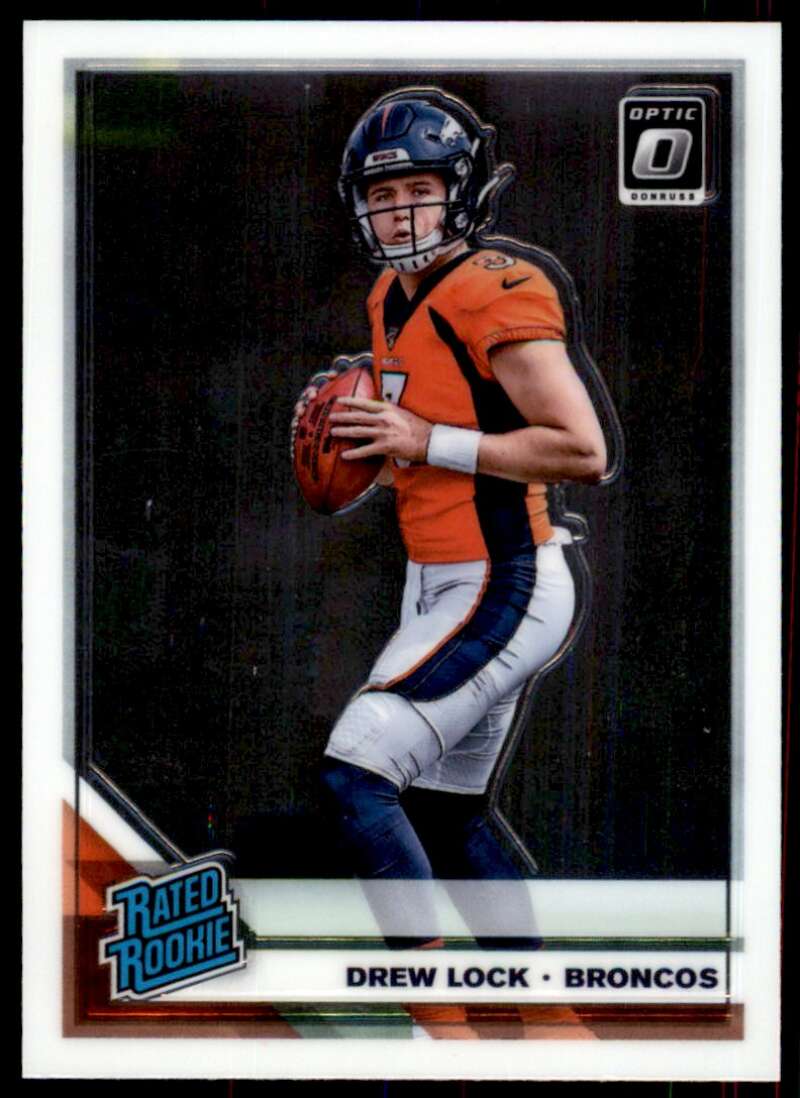 Drew Lock Rookie Card 2019 Donruss Optic #153 Image 1