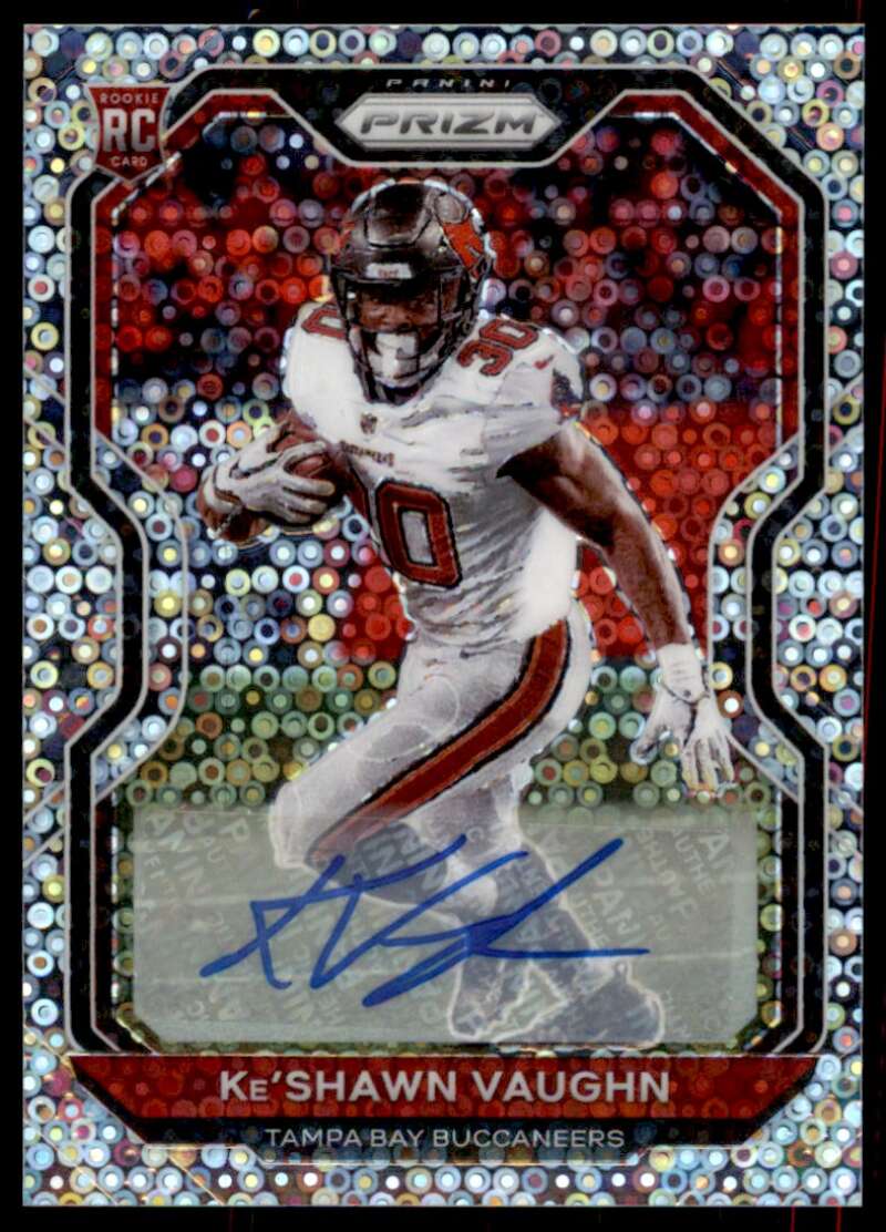 Ke'Shawn Vaughn Rookie Card 2020 Panini Prizm Rookie Pulsar Autographs –