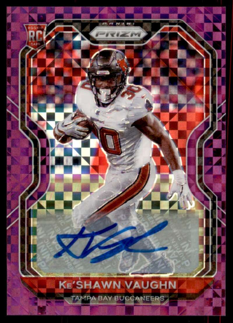 Ke'Shawn Vaughn Rookie 2020 Panini Prizm Prizms Purple Pulsar Autographs #320 Image 1