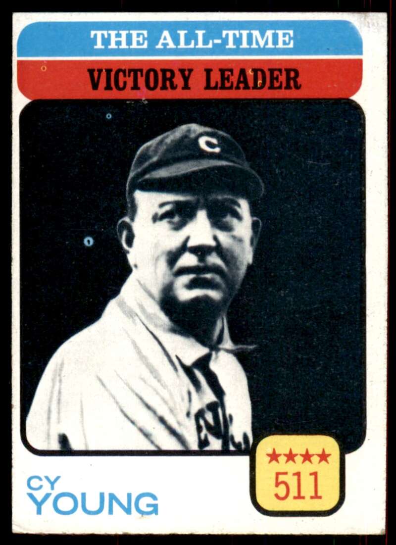 Cy Young Card 1973 Topps #477 Image 1