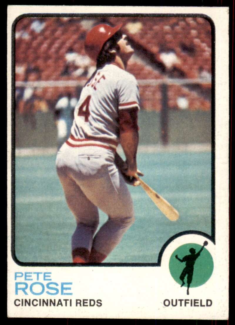 Pete Rose Card 1973 Topps #130 Image 1