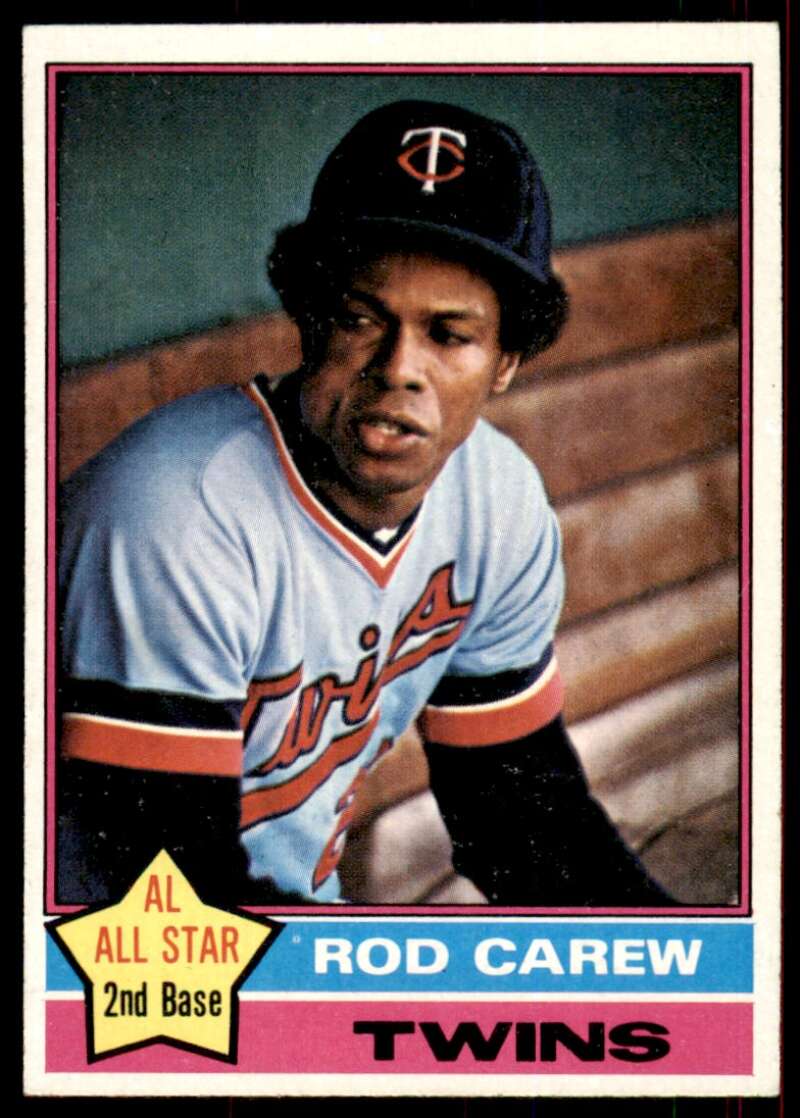 Rod Carew Card 1976 Topps #400 Image 1