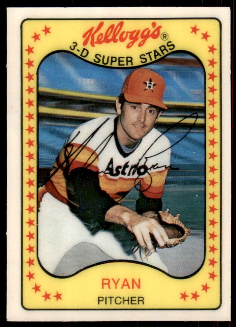 Nolan Ryan Card 1981 Kellogg's #6 Image 1