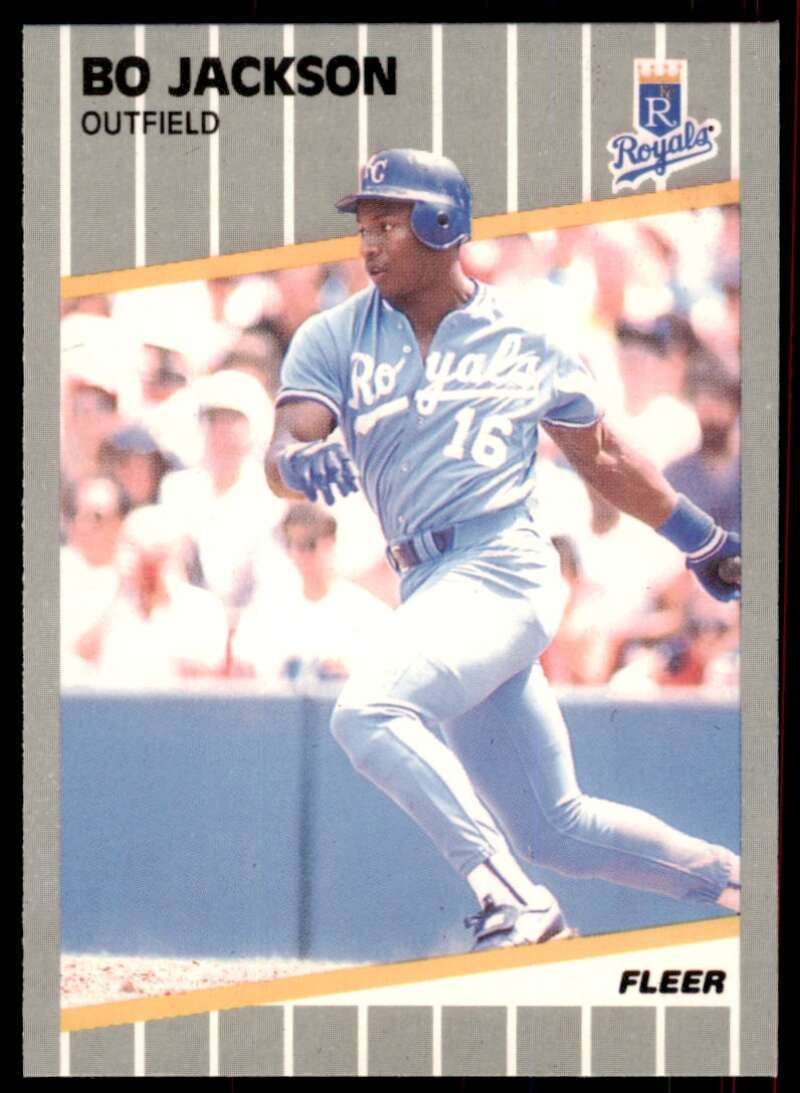 Bo Jackson Card 1989 Fleer Glossy #285 Image 1