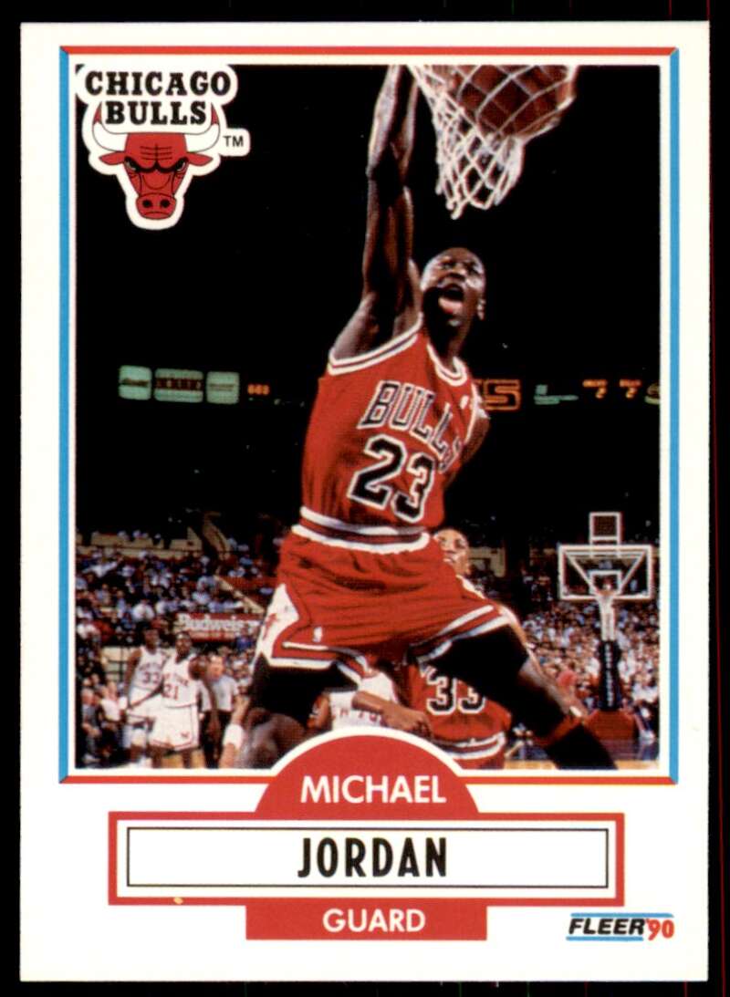 Michael Jordan Card 1990-91 Fleer #26 Image 1