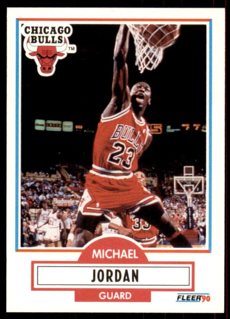 Michael Jordan Card 1990-91 Fleer #26 Image 1