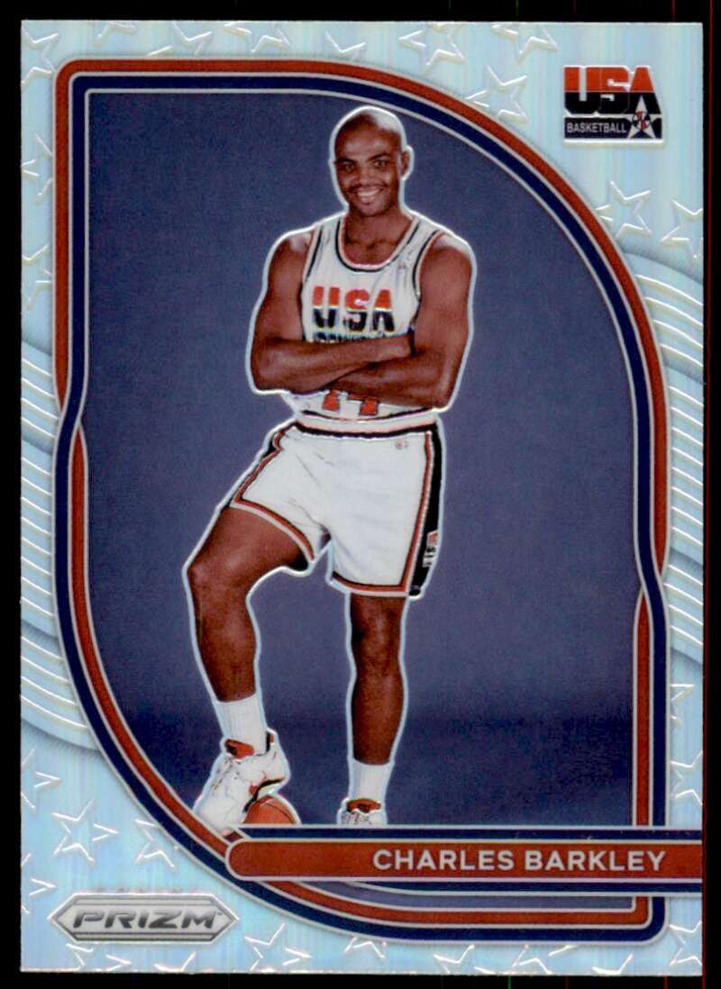Charles Barkley Card 2020-21 Panini Prizm Prizms USA Basketball #2 Image 1