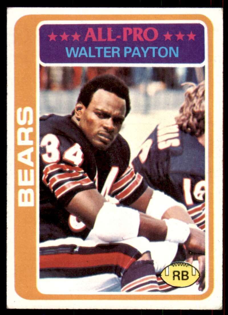 Walter Payton Card 1978 Topps #200 Image 1