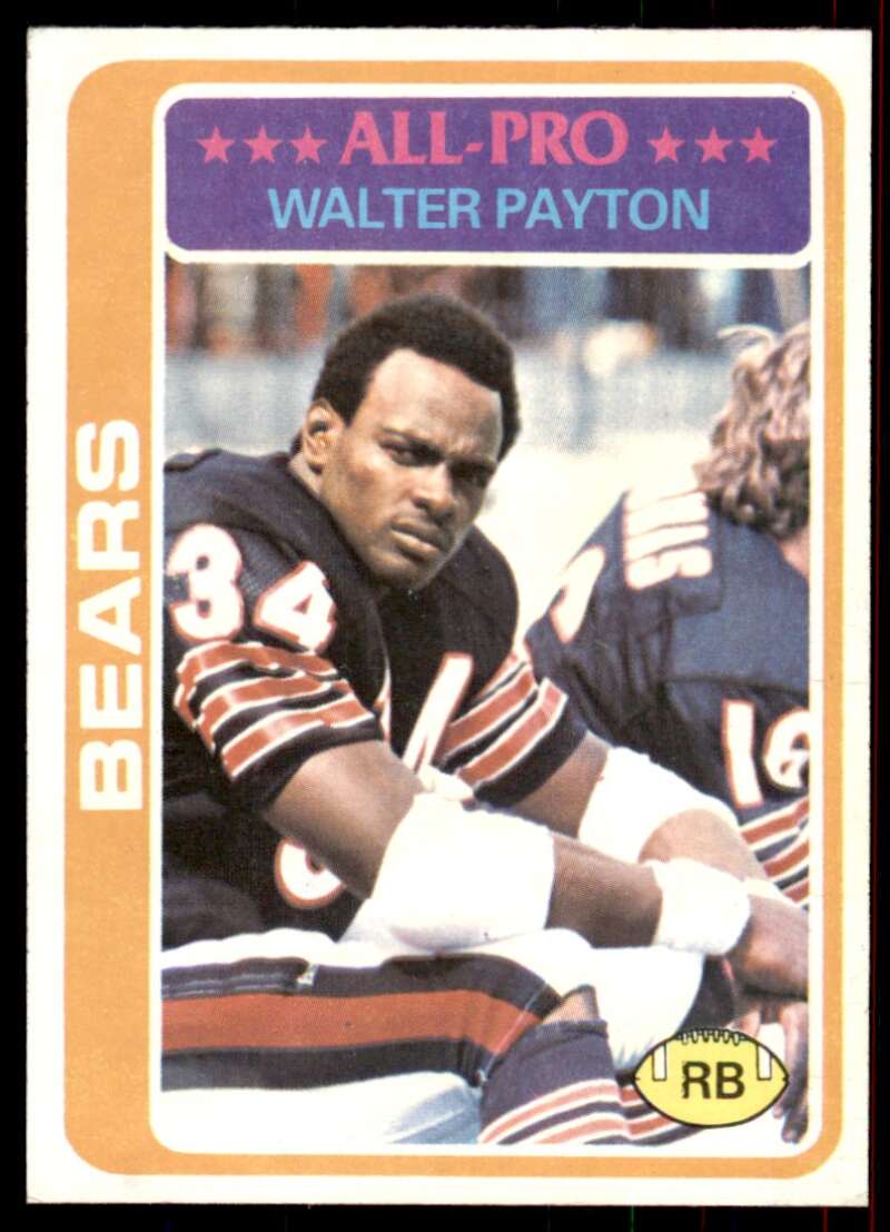 Walter Payton Card 1978 Topps #200 Image 1