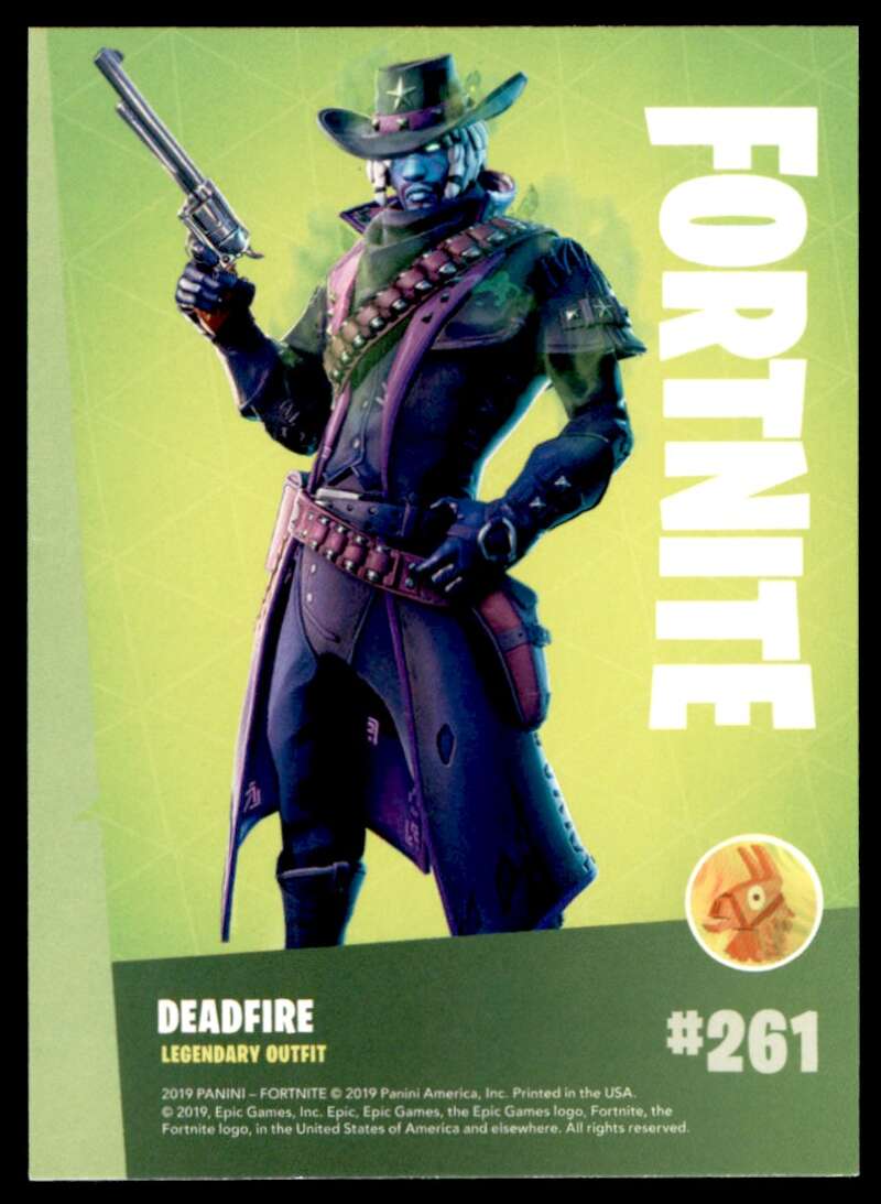 Deadfire Card 2019-20 Fortnite USA Holofoil #261 Image 2