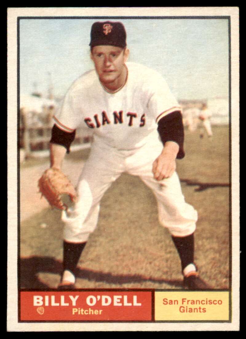 Billy O'Dell Card 1961 Topps #96 Image 1