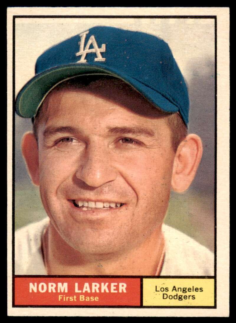 Norm Larker Card 1961 Topps #130 Image 1