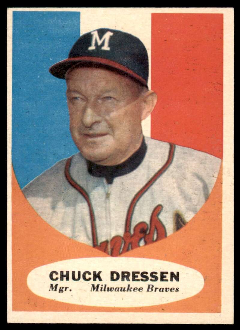 Chuck Dressen Card 1961 Topps #137 Image 1